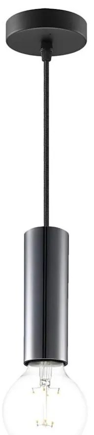 Lustră pe cablu SAGA 1xE27/40W/230V negru