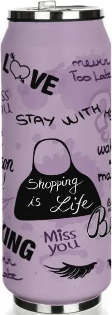 Termos Banquet BE COOL Teenager Girls 430 ml, violet