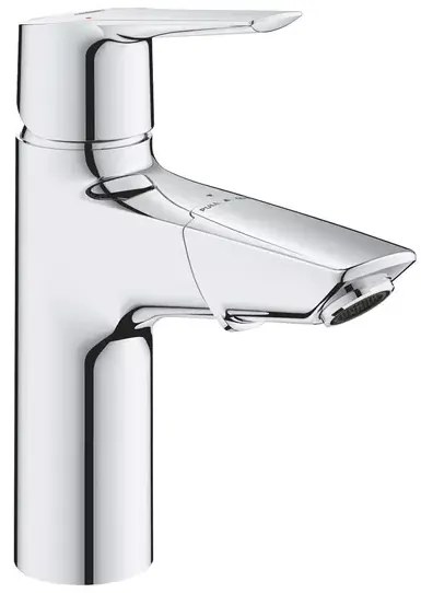 Baterie lavoar cu dus extractibil Grohe Start crom lucios cu ventil Click-Clack