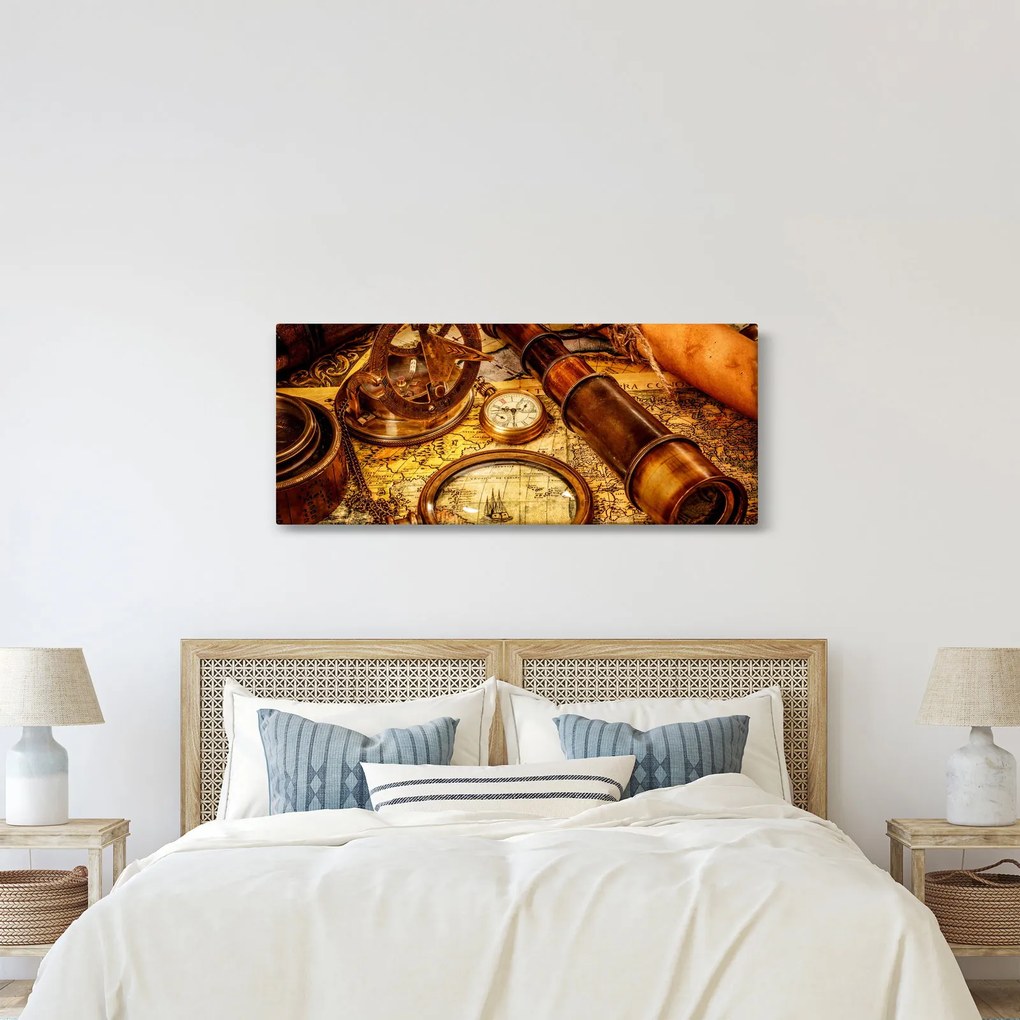 Tablou - uneltele itorice ale marinarior (120x50 cm)