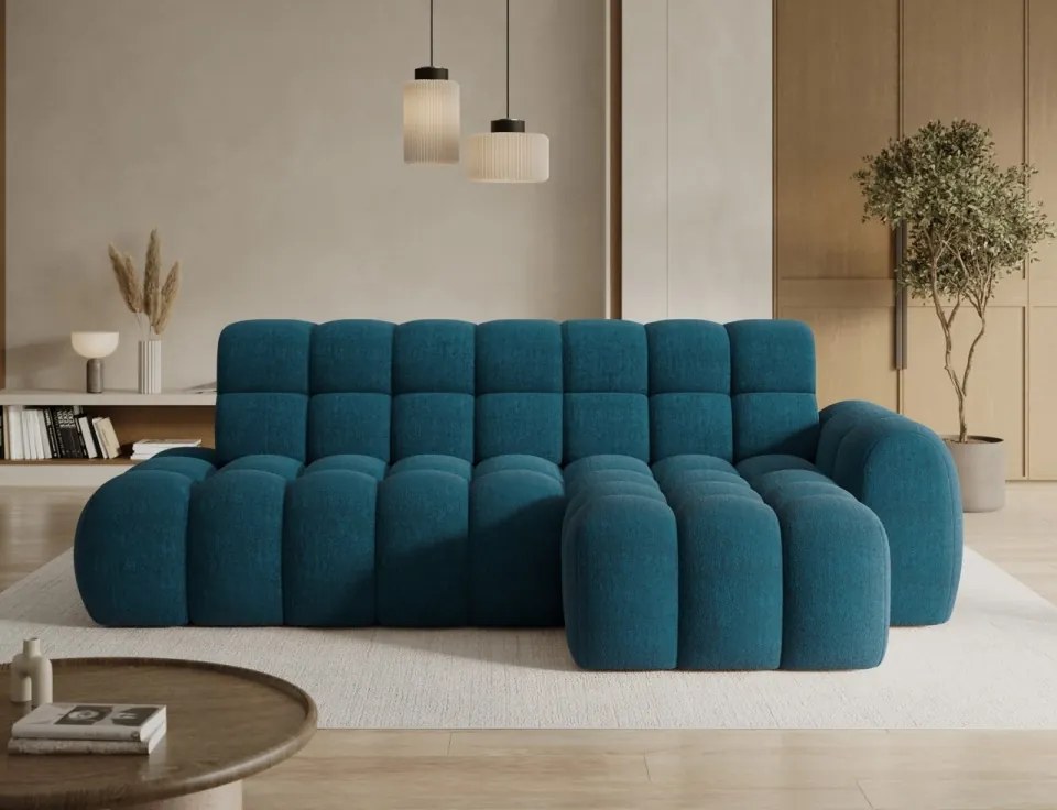 Coltar tapitat, 283x98x165 cm, Ceedro RT, Eltap (Culoare: Bej crem / Calmora 18)