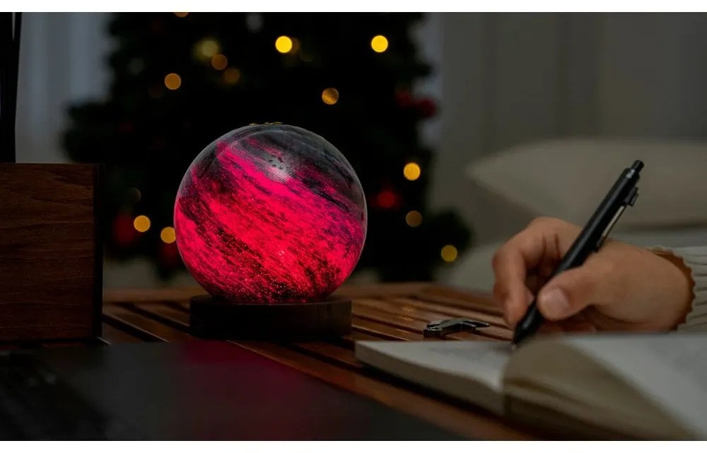 Decorațiune luminoasă maro închis/în culoare naturală închisă cu USB ø 12 cm Stellar Ocean – Gingko