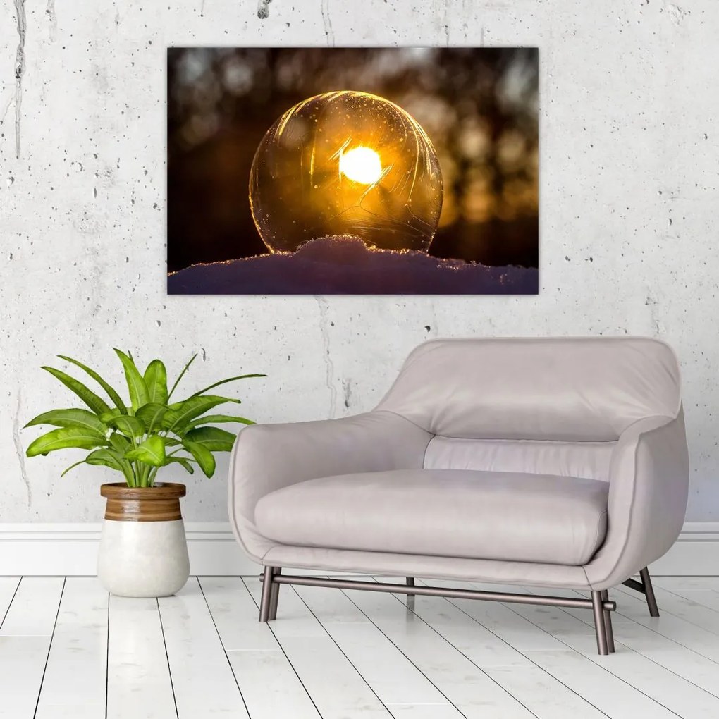 Tablou - Bulă transparentă (90x60 cm)