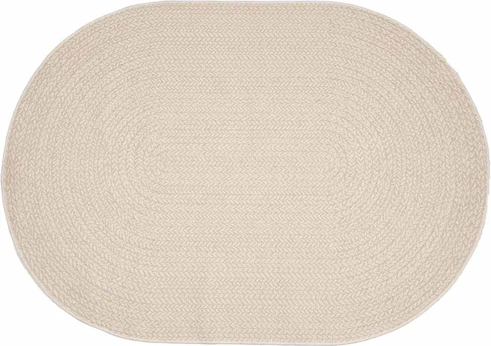 vidaXL Covor ZIZUR Crem 170 x 120 cm Polipropilenă