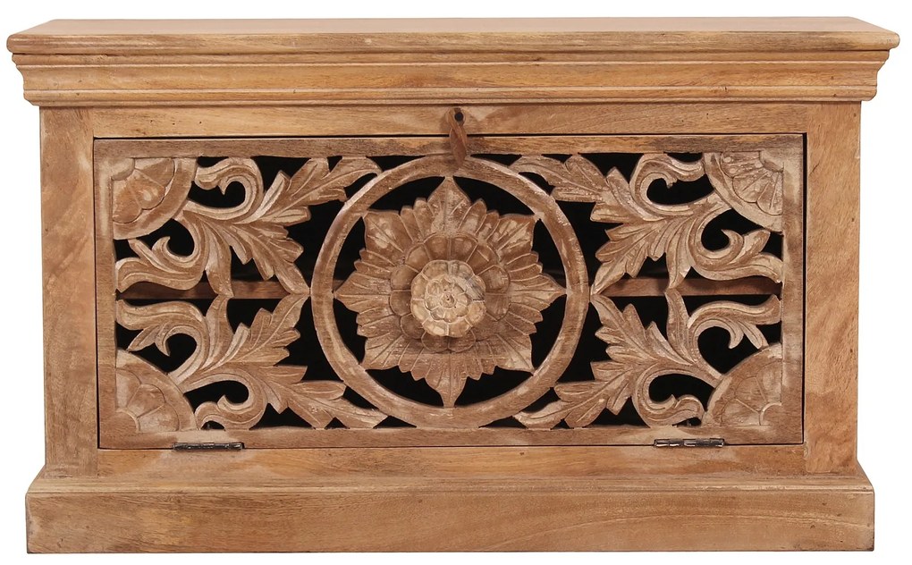 Pantofar din lemn de mango Lakadee 80x40x50 cm, 6 perechi de pantofi