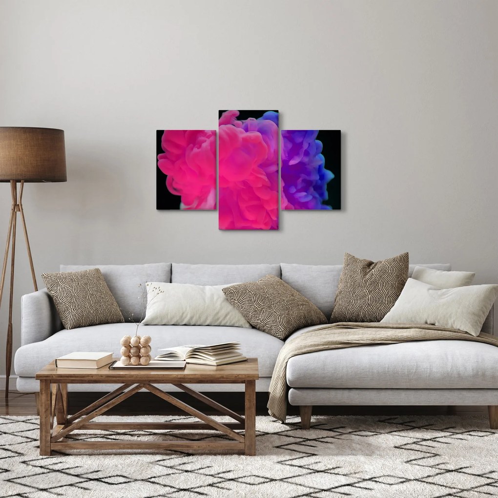 Tablou cu fum colorat (90x60 cm)