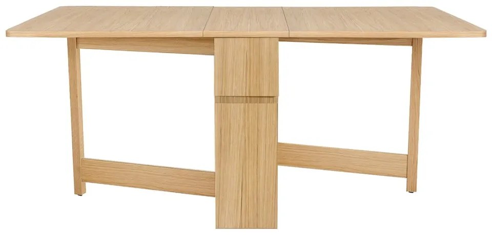 Masă extensibilă cu aspect de lemn de stejar Woodman Mel