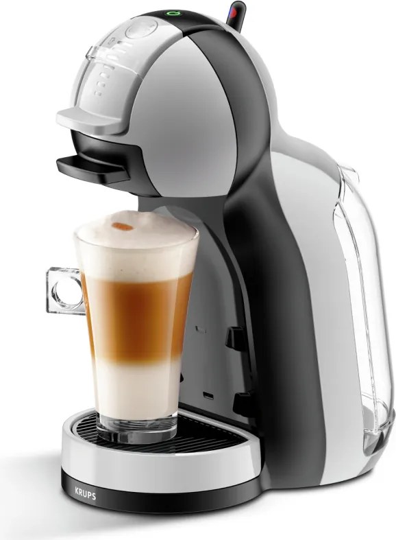 Espressor Krups KP123B10 NDG MINI ME, 1500 W, 15 bar, 0,8 l, Compatibil cu capsulele NESCAFÉ® Dolce Gusto®, Functie XL, ECO, Gri