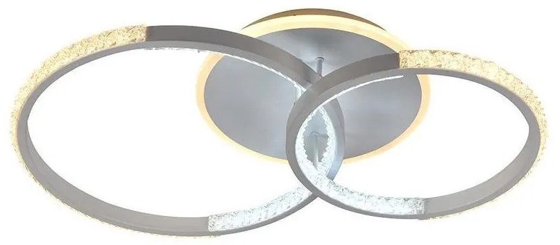 Lustră LED dimabilă aplicată LED/55W/230V 3000-6500K + telecomandă