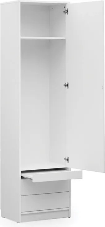 Dulap Modern Loft S pentru pat rabatabil vertical - alb mat