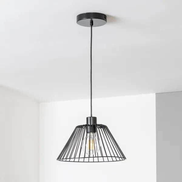 Brilagi - Pendul LED pe cablu CERIA WIRE 1xE27/40W/230V Ø 30 cm negru