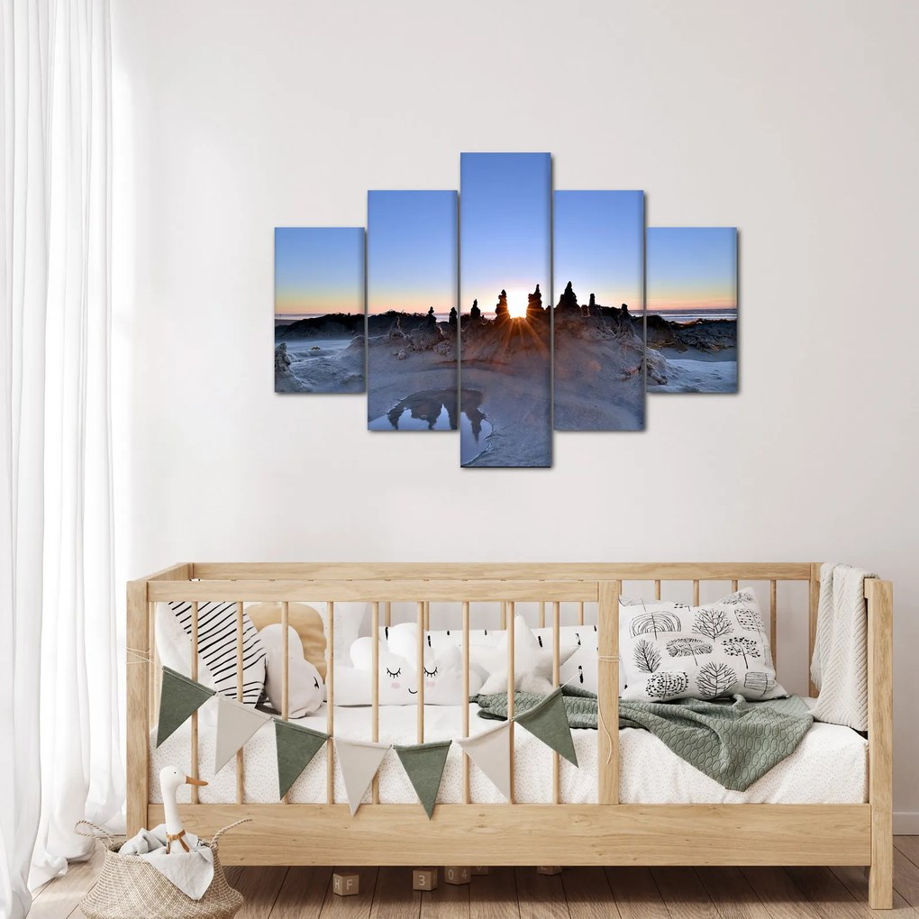 Tablou cu scenerie de nisip (150x105 cm)