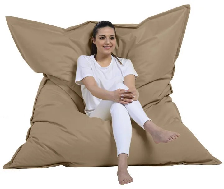 Fotoliu puf pentru grădină Giant Cushion 140x180 - Mink