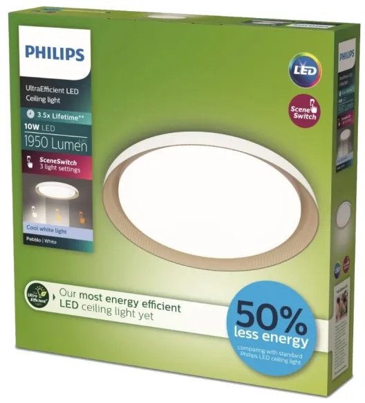 Plafonieră LED dimabilă Philips PEBBLO LED/10W/230V 4000K alb
