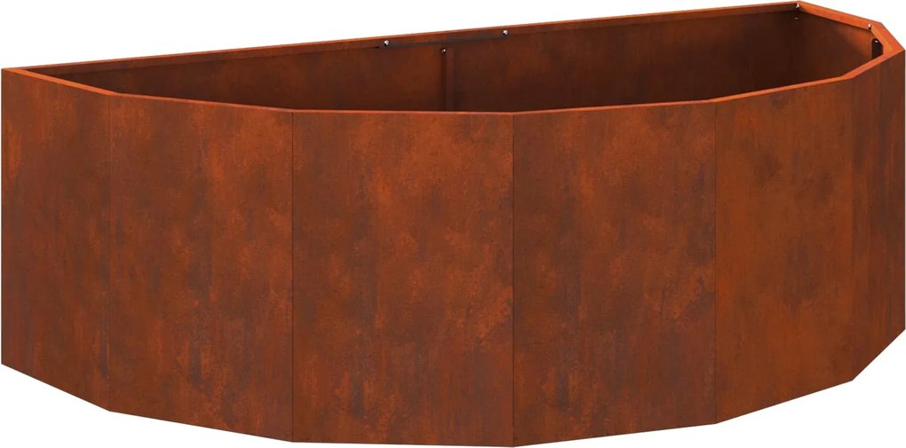 vidaXL Jardinieră Ruginit 120 x 60 x 35 cm