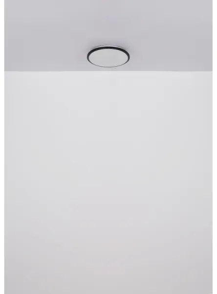 Plafonieră LED Globo 41569-18B XANDER LED/18W/230V 3000K d. 35 cm negru