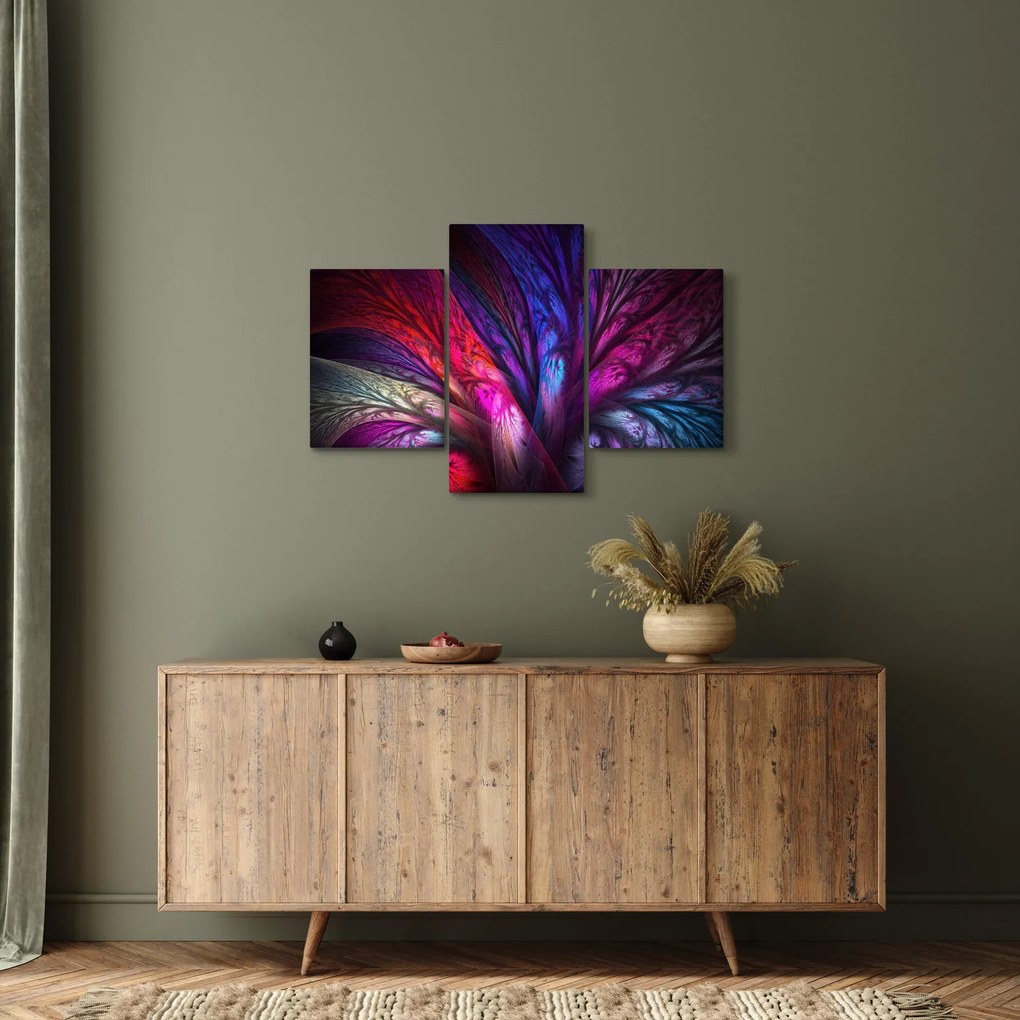 Tabloul abstract cu copacul (90x60 cm)