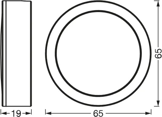 Osram - Set 3x corpuri LED pentru montaj sub dulap UNDERCABINET LED/3W/230V 3000K negru