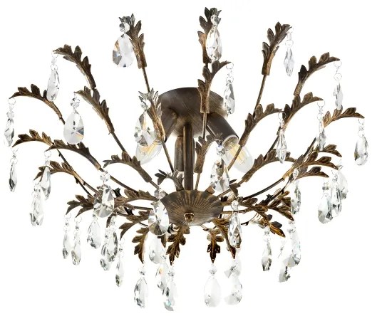 ONLI - Plafonieră TERESA 3xE14/6W/230V bronz