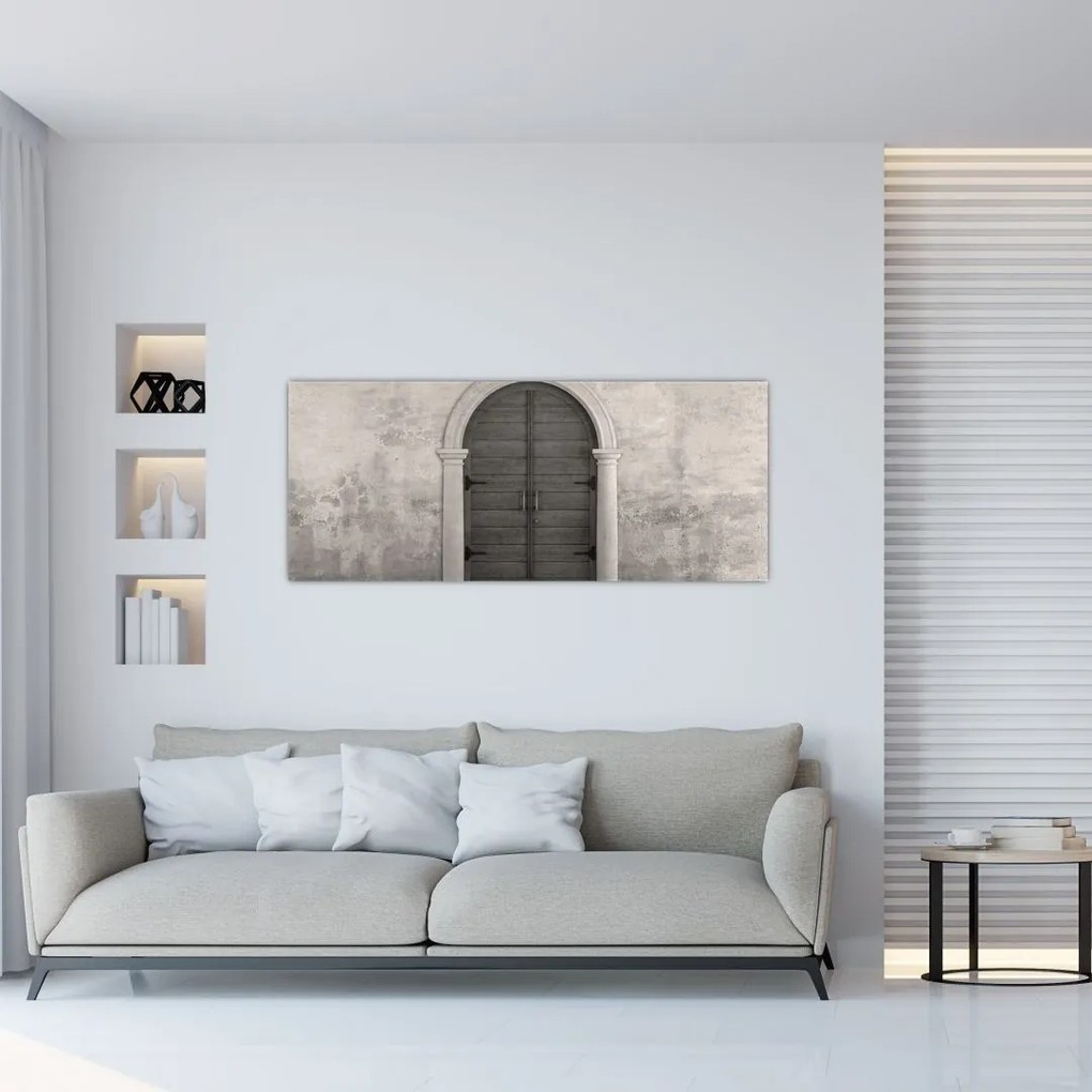 Tablou - Ușa misterioasă (120x50 cm)
