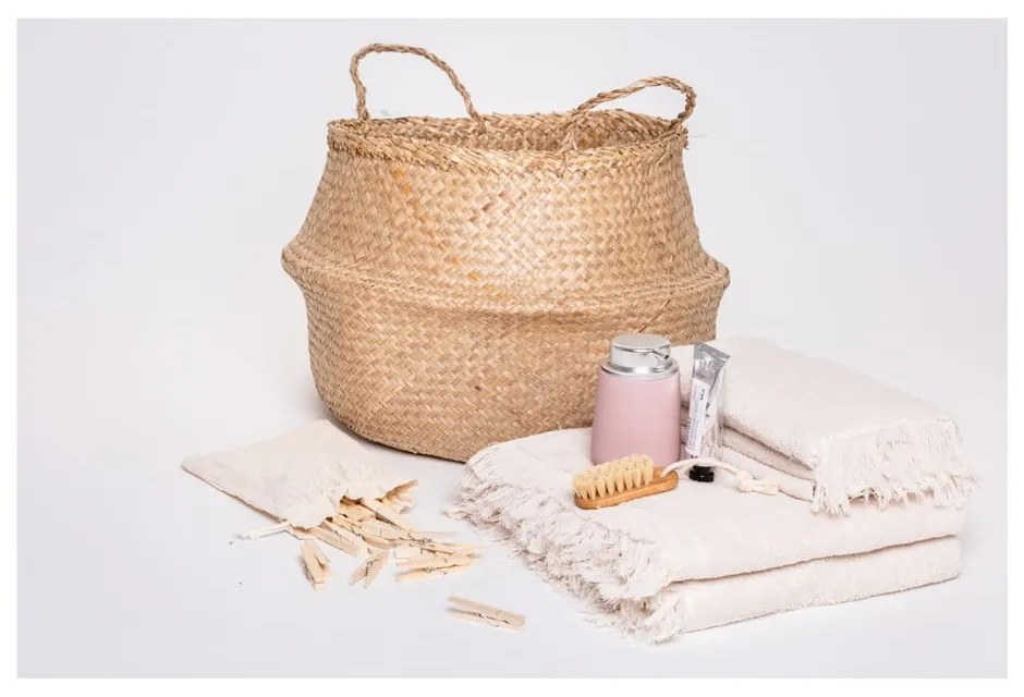 Set 8 prosoape din bumbac 100% Bonami Sand, crem