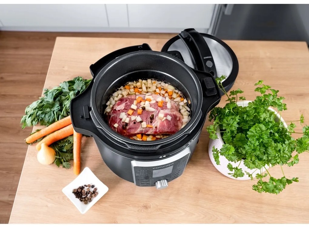 Concept CK8000 oală sub presiune multifuncționalăCOOKERY