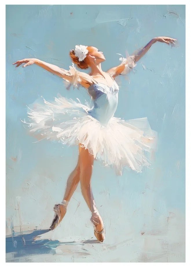 Tablou cu detalii pictate manual 70x100 cm Grace – Styler