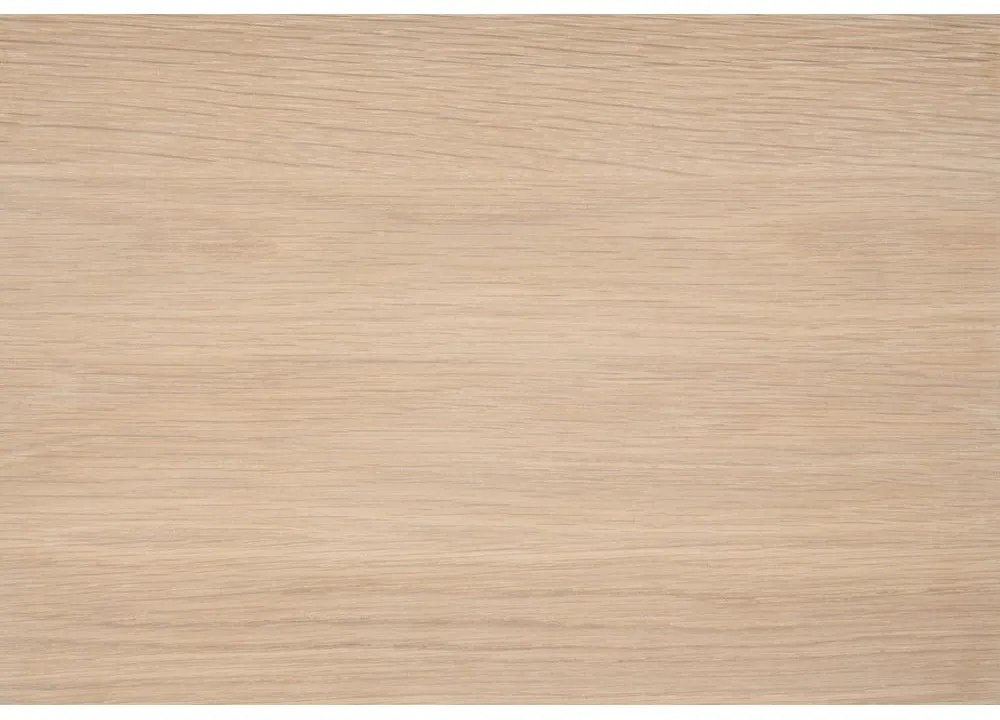 Masă de dining rotundă cu blat cu aspect de lemn de stejar ø 120 cm Linley – Actona