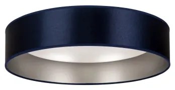 Plafonieră LED Duolla ROLLER LED/24W/230V d. 45 cm albastru/argintiu