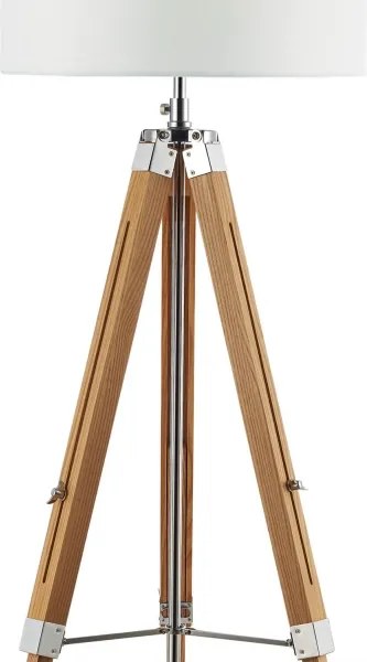 Där Lighting EAS4943 - Lampă de podea EASEL 1xE27/60W/230V maro