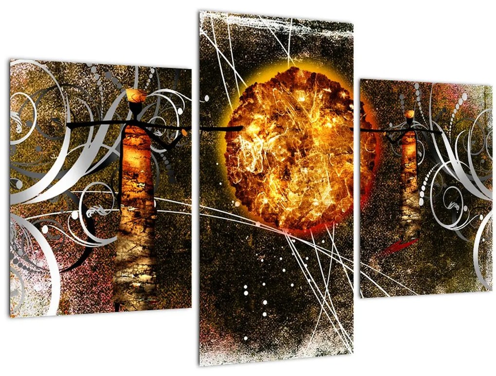 Tablou cu pictură epochală străveche (90x60 cm)