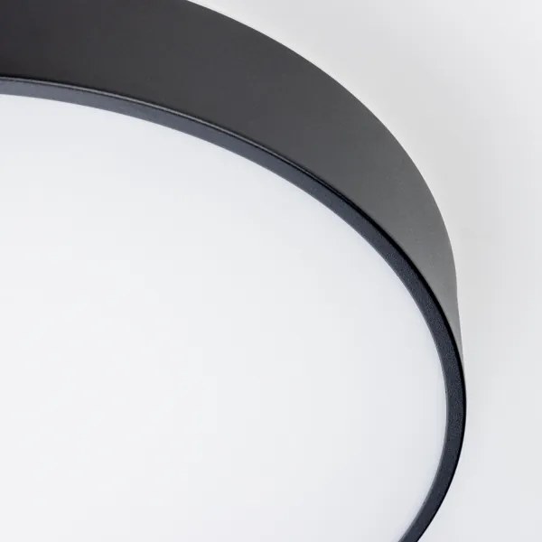 Brilagi - Plafonieră LED pentru baie POOL, 36W/230V, Ø 40 cm, IP54, neagră