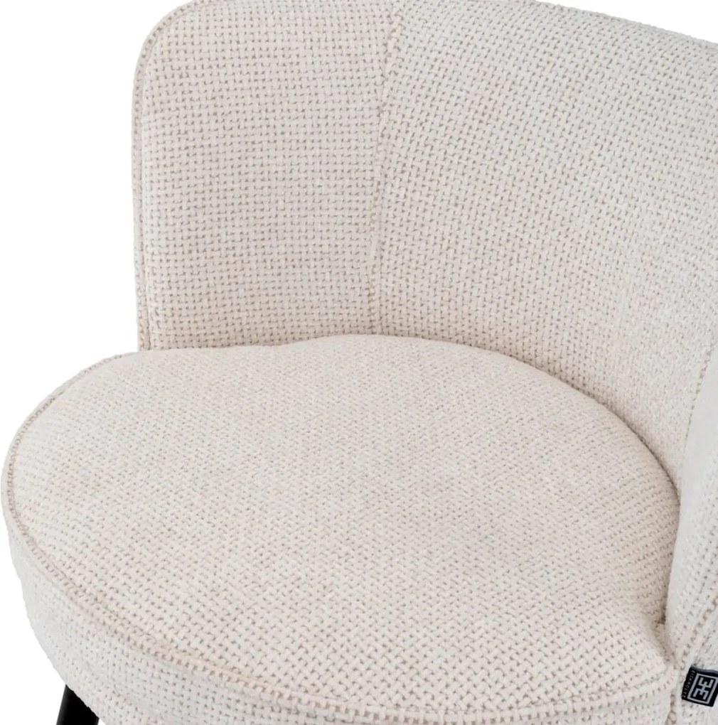 Scaun de bar pivotant design LUX Grenada Counter, Lyssa off-white