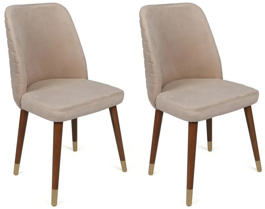 Set de scaune de sufragerie Hugo Cream, 4 buc.