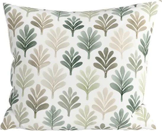Fata de perna din microfibra TREES & STARS 45x45 cm, verde
