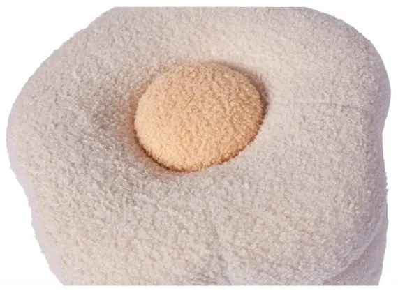 Taburet Childhome FLOWER d. 35 cm crem