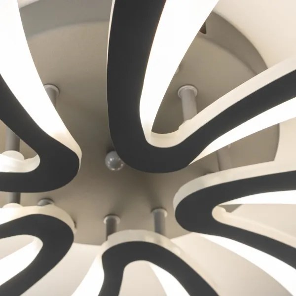 Lustră LED dimabilă aplicată Brilagi TWIST LED/55W/230V 3000-6500K antracit + telecomandă