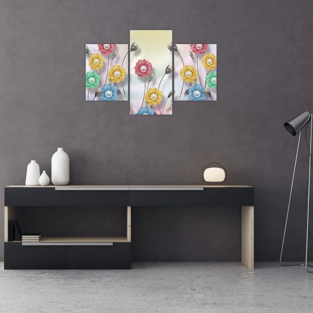 Tablou - Lunca colorată (90x60 cm)