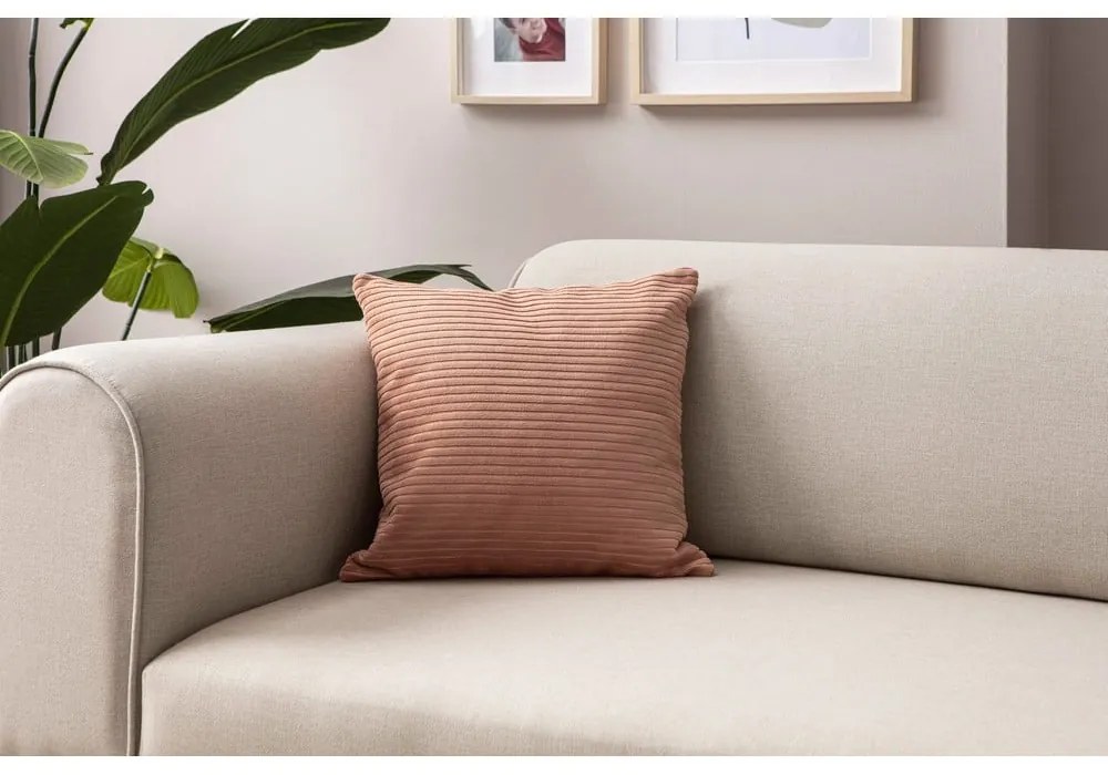 Fețe de pernă 2 buc. din catifea reiată 43x43 cm – Mioli Decor