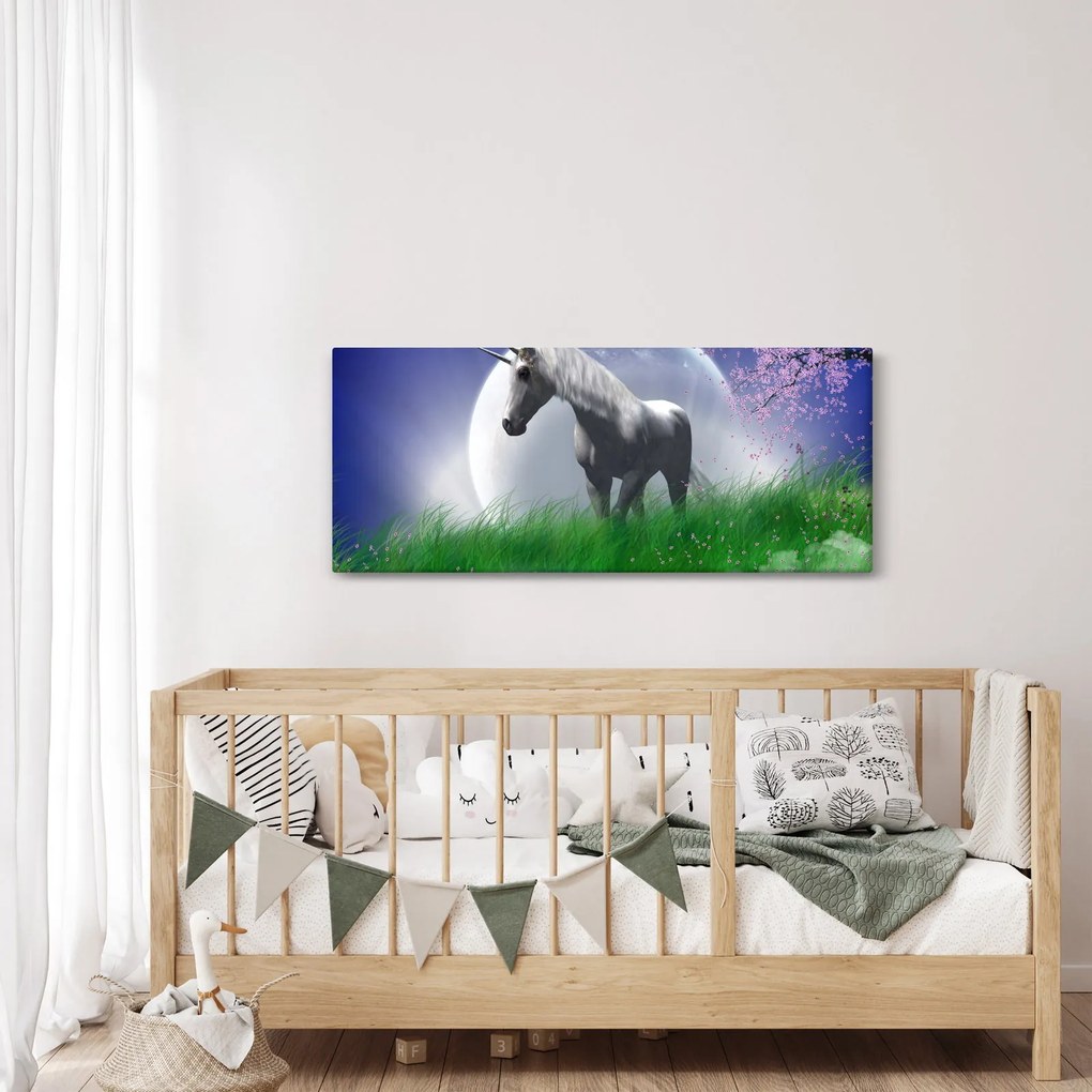 Tablou cu unicorn (120x50 cm)