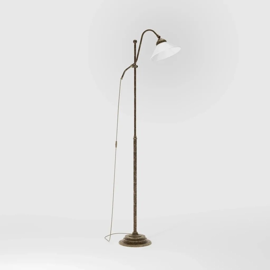 Lampadar din alama cu brat reglabil Sofia