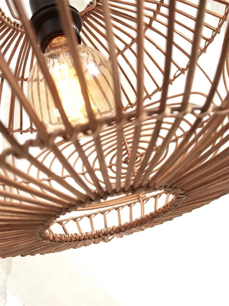 Lampadar eco din bambus cu ratan Madeira nat/48cm, nat