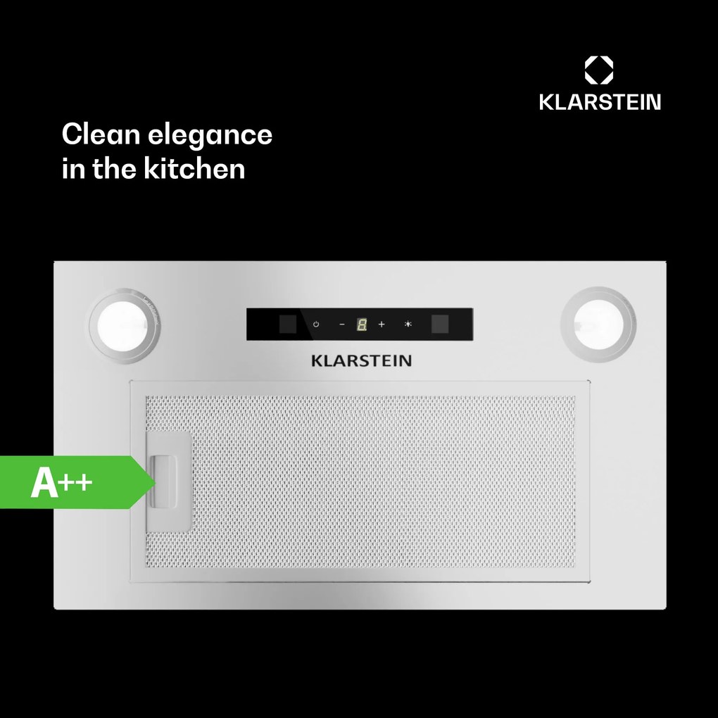 Klarstein Paolo 52 hotă încorporată 52 cm 439 m³/h LED Touch A++