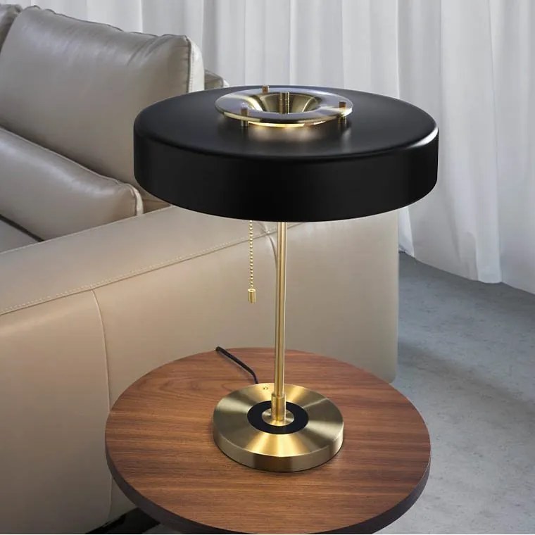 Lampa de masa eleganta design minimalist Gold and Black