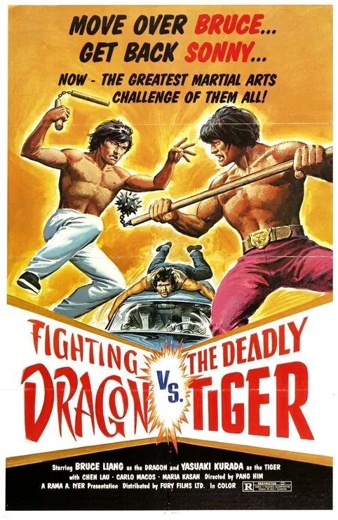 Ilustrație Fighting Dragon Vs Deadly Tiger