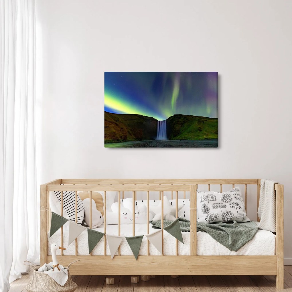 Tablou - Aurora Boreală în Islanda (90x60 cm)