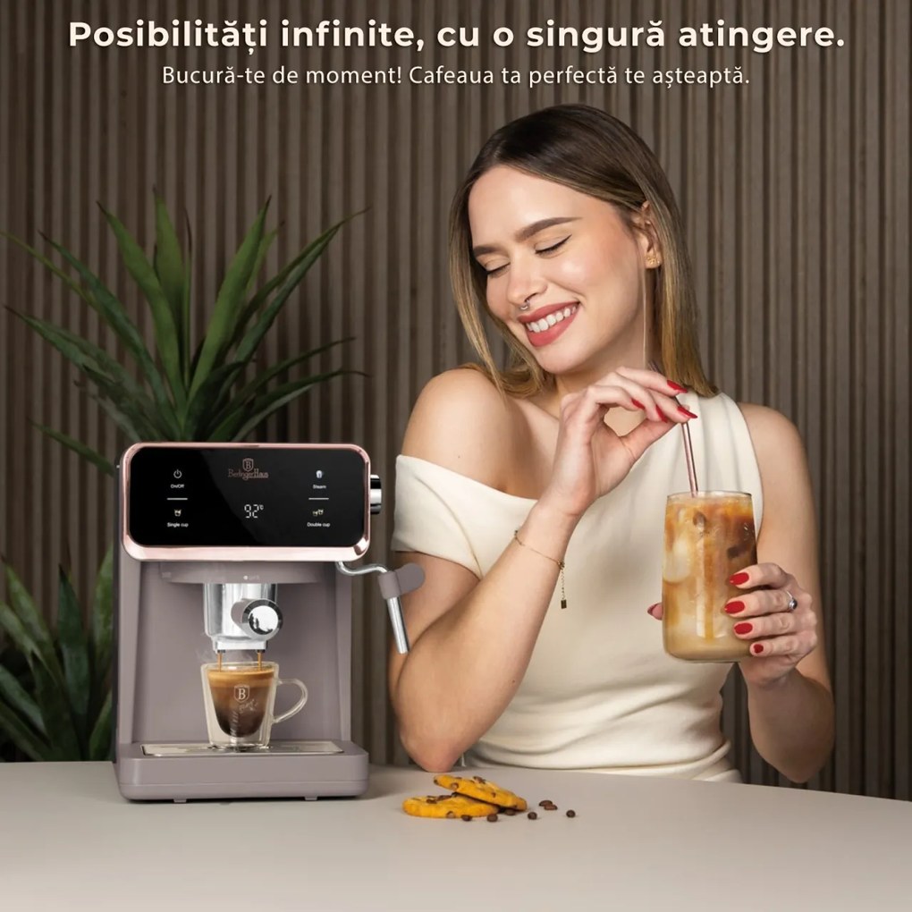 Espressor digital 3 in 1 Taupe Berlinger Haus BH/9846