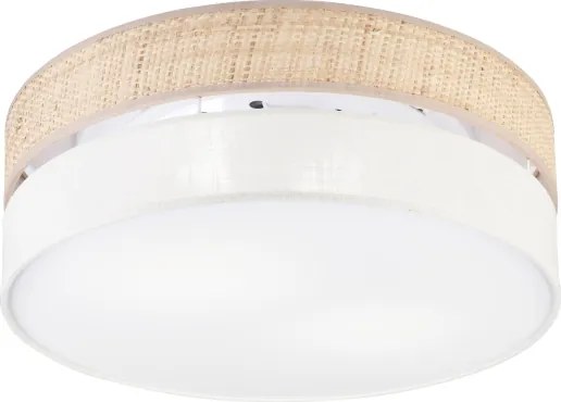 Plafonieră SIRJA BOHO, 2x E27, 15W/230V, Ø 45 cm, bej/crem
