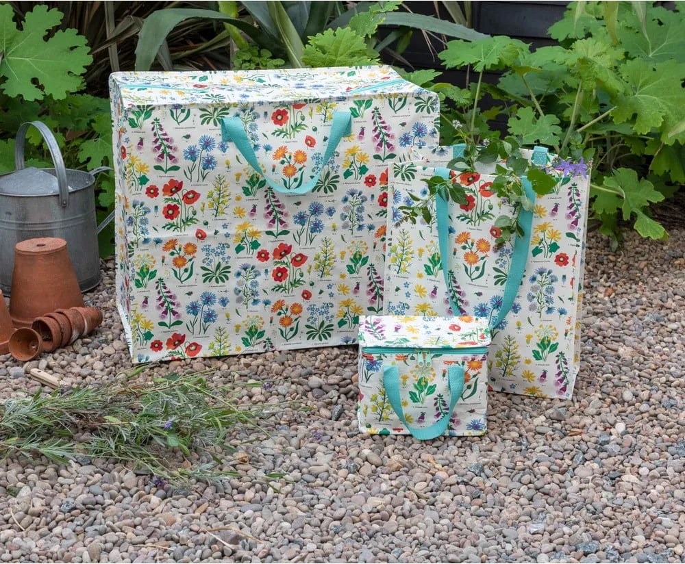 Cutie de depozitare pentru haine din plastic reciclat 58x28x48 cm Wild Flowers – Rex London
