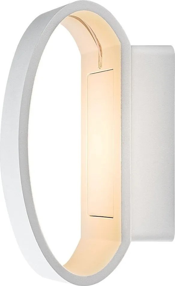 Aplica LED perete exterior IP54 Gerla alb